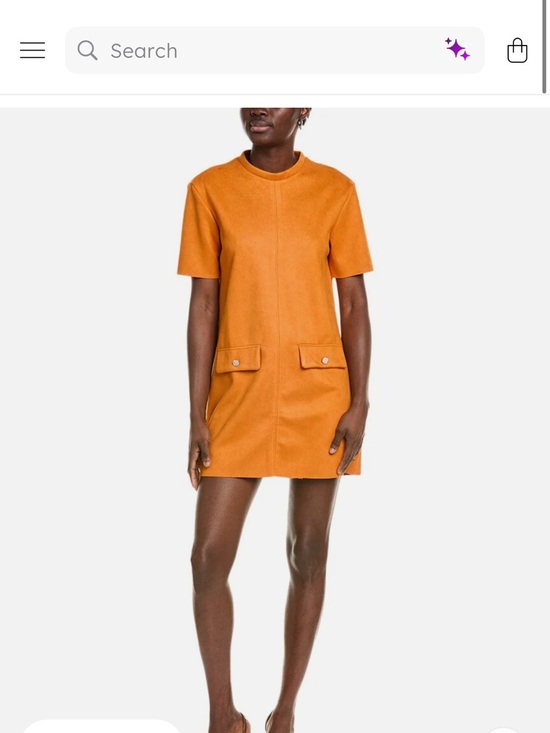 Zara Dresses & Skirts - Zara Mini Shift Dress in Burnt Orange